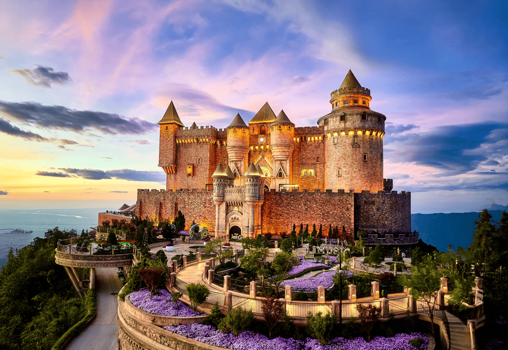 The French Village, with its stunning European-style architecture and cobblestone streets (Source: Sun World Ba Na Hills)